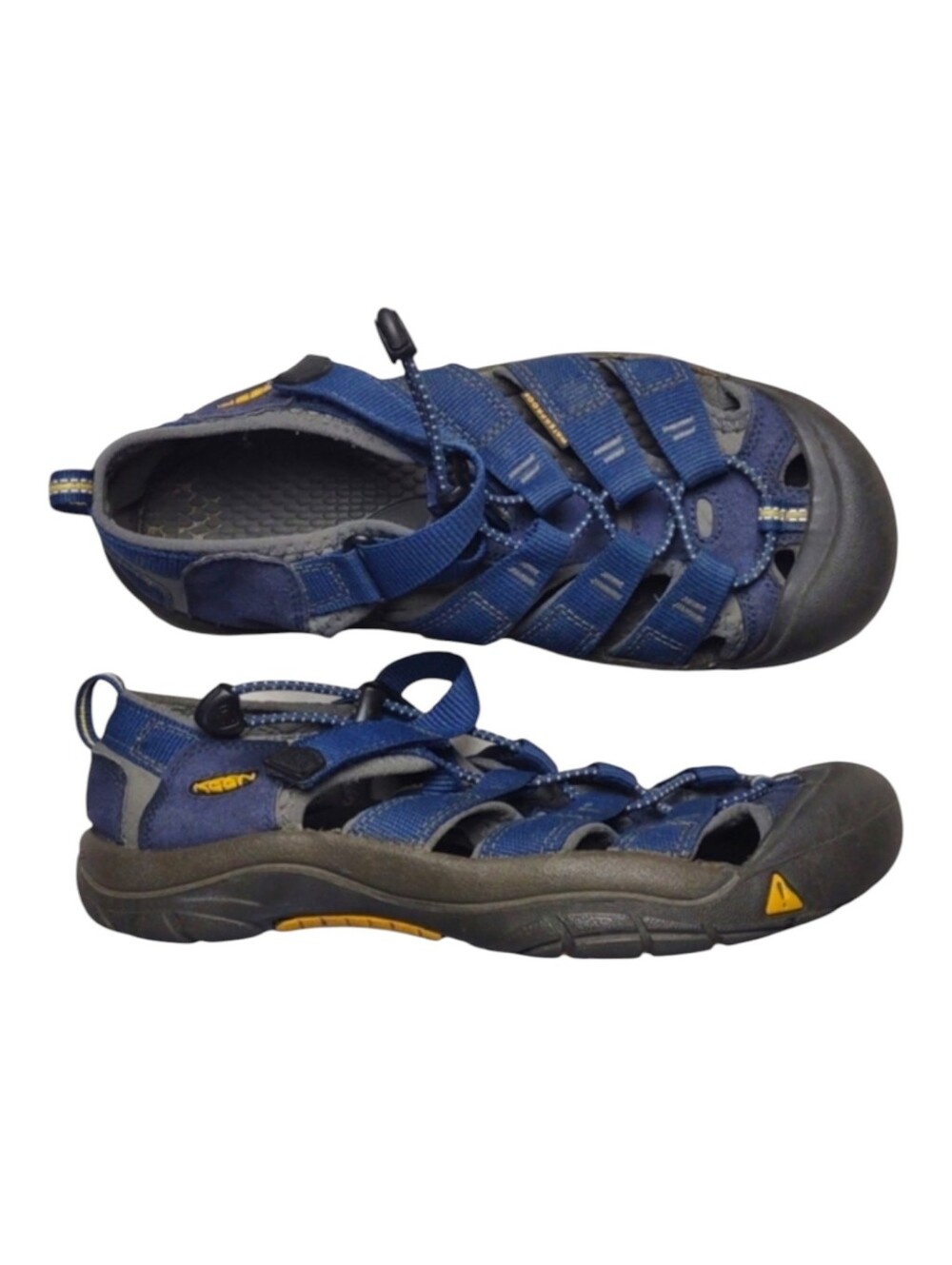Keen Newport H2 Sandals Blue Yellow Youth Size 6